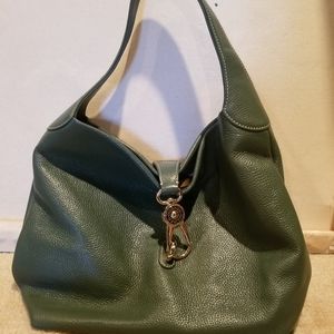 Dooney & Bourke Belvedere Lock Pebble Leather Hobo